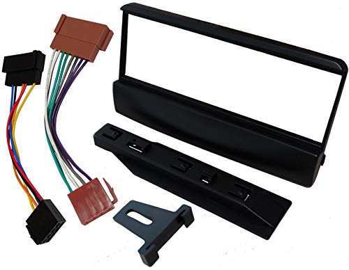 AERZETIX: Marco Adaptador Kit 1DIN Cubierta plástica Moldeado para el Cambio de autoradio Original con un Radio estándar del Coche vehículos automóvil