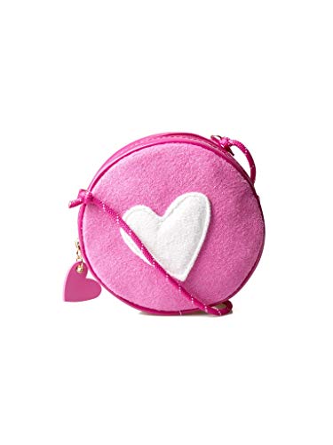 Agatha Ruiz de la Prada Bandolera Bolso Redondo Infantil Chic rosa con corazón Agatha Ruiz de la Prada Bandolera Bolso Redondo Infantil Chic rosa con corazón