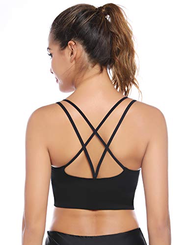 Aibrou Sujetador Deportivo Mujer Push Up (1/2/3pack) con Almohadillas Extraíbles,Bra Deporte sin Costuras para Yoga/Fitness/Run/Ejercicio/USA de Diaria Aibrou Sujetador Deportivo Mujer Push Up (1/2/3pack) con Almohadillas Extraíbles,Bra Deporte sin Costuras para Yoga/Fitness/Run/Ejercicio/USA de Diaria