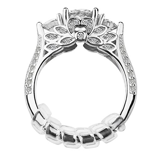 Ajustador del tamaño del anillo, Medidor de anillos con paño de pulido plateado, Resizer del anillo apto para anillos sueltos, Conjunto de 12, 3 Tamaños: 2 mm / 3 mm / 4 mm Ajustador del tamaño del anillo, Medidor de anillos con paño de pulido plateado, Resizer del anillo apto para anillos sueltos, Conjunto de 12, 3 Tamaños: 2 mm / 3 mm / 4 mm