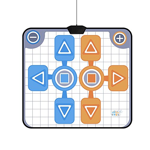 Alfombra de Baile Antideslizante, Almohadilla de Baile Duradera para Dos Personas, Manta de Baile Antidesgaste para Consola Nintendo Wii, Tapete de Baile para TV Videojuegos de Computadora y Portátil Alfombra de Baile Antideslizante, Almohadilla de Baile Duradera para Dos Personas, Manta de Baile Antidesgaste para Consola Nintendo Wii, Tapete de Baile para TV Videojuegos de Computadora y Portátil