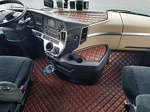 Alfombrillas para Mercedes Actros MP4 plegables o fijas para asiento del copiloto, alfombrillas para camiones