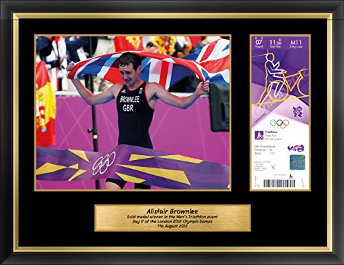 Alistair Brownlee - Fotografía enmarcada de los Juegos Olímpicos de Londres 2012