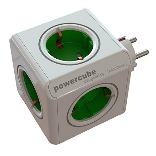 Allocacoc 1100GN/DEORPC Power Cube Original, 16 W, Verde