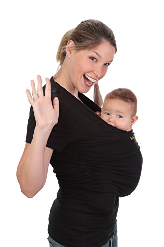 Amarsupiel - Camiseta Portabebés, Mujer, Talla L (44-46), Color Negro Amarsupiel - Camiseta Portabebés, Mujer, Talla L (44-46), Color Negro