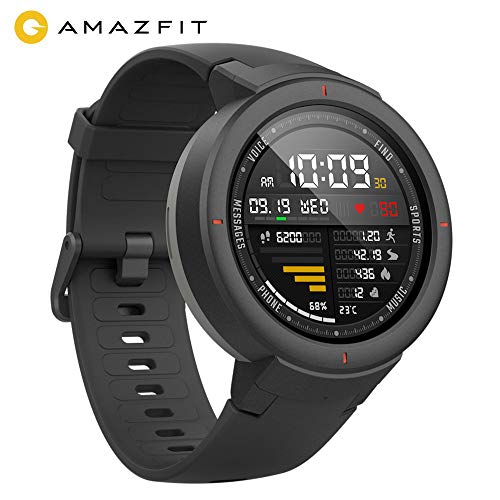Amazfit Verge Smartwatch con Pantalla AMOLED de 1.3 Pulgadas, realiza Llamadas, Modo Deportivo múltiple, GPS Smart Watch versión Internacional