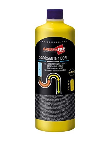 Ambro-Sol P306 Desatascador de Tuberías, Negro Oscuro, 1 l Ambro-Sol P306 Desatascador de Tuberías, Negro Oscuro, 1 l