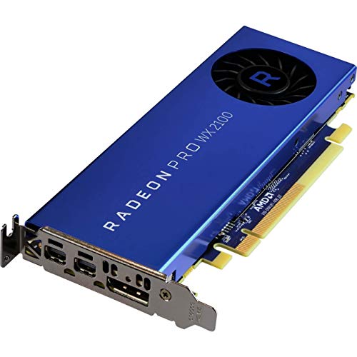 AMD 100-506001 - Tarjeta gráfica (Radeon Pro WX 2100, 2 GB, GDDR5, 64 bit, 3840 x 2160 Pixeles, PCI Express x16 3.0) AMD 100-506001 - Tarjeta gráfica (Radeon Pro WX 2100, 2 GB, GDDR5, 64 bit, 3840 x 2160 Pixeles, PCI Express x16 3.0)
