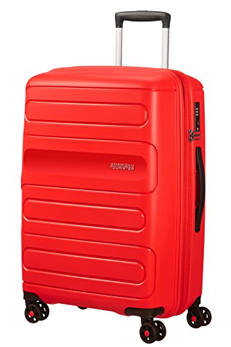 American Tourister Sunside Spinner 68 Expandible, 3.7 kg, 72.5/83.5 l, Rojo (Sunset Red) American Tourister Sunside Spinner 68 Expandible, 3.7 kg, 72.5/83.5 l, Rojo (Sunset Red)
