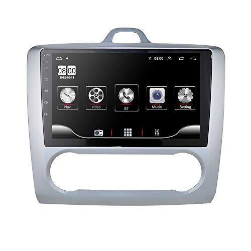 Android 9.0 Car Navigation admite Radio FM Bluetooth WiFi Mirror-Link Fit para Ford Focus Exi en 2004 2005 2006 2007 2008 2009 2010 2011