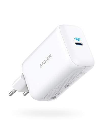 Anker PowerPort III Pod 65W PIQ 3.0 PPS - Cargador Tipo C para MacBook, DELL XPS 13, Galaxy S20/S10, Note 10+/10, iPhone 11/Pro/XR/XS/X, iPad Pro, Pixel y más