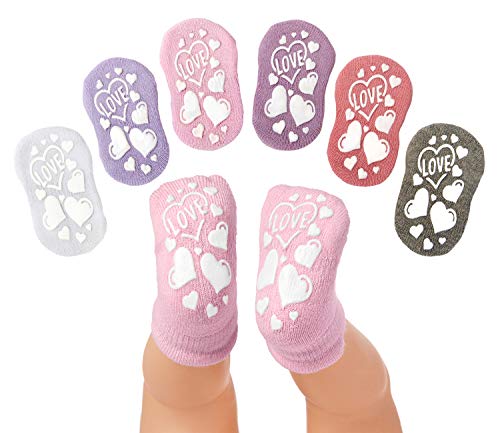 Anole Calcetines Recién Nacido y Bebé - 6 Pares - De Tobillo para Niño y Niña con Suave Mullido de Algodón (Niñas, 6-12 Meses) Anole Calcetines Recién Nacido y Bebé - 6 Pares - De Tobillo para Niño y Niña con Suave Mullido de Algodón (Niñas, 6-12 Meses)