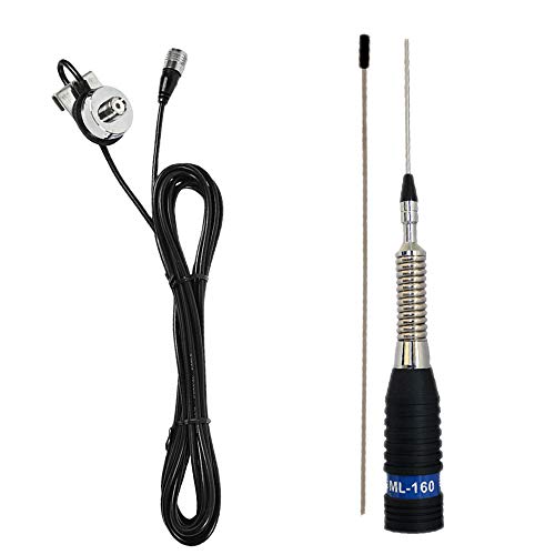 Antena CB PNI ML160 Longitud 145 cm + Soporte T941 con Cable Antena CB PNI ML160 Longitud 145 cm + Soporte T941 con Cable