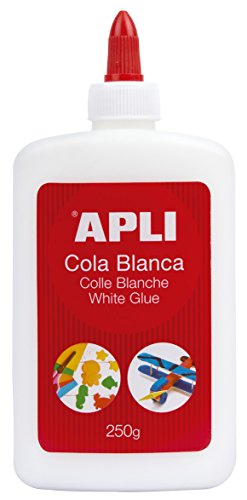 APLI 12850 - Cola, 250 g, color blanco