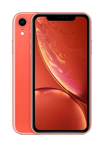 Apple iPhone XR (64GB) - Coral (incluye Earpods, adaptador de corriente)