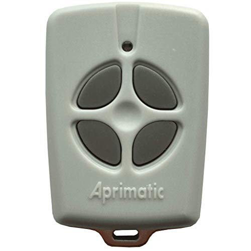 APRIMATIC TX4E Mando De Garaje Gris y Robusto Frecuencia 433MHz 4 Botones Grandes APRIMATIC TX4E Mando De Garaje Gris y Robusto Frecuencia 433MHz 4 Botones Grandes