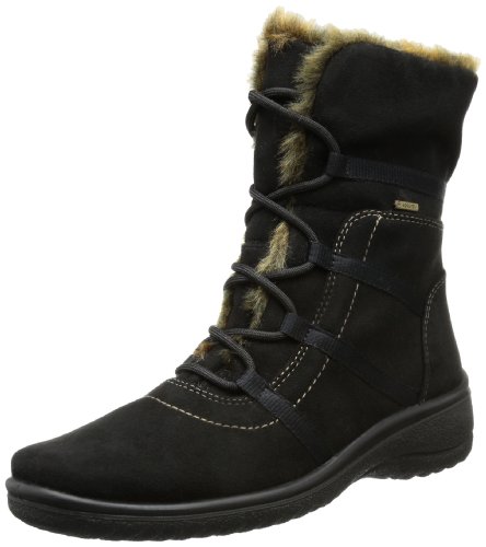 Ara München-St-Gor-Tex - Botas De Nieve de material sintético mujer, Negro (Schwarz), 38.5 EU (5.5 UK)