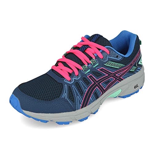 ASICS Gel-Venture 7 GS, Running Shoe, Peacoat/Hot Pink, 38 EU