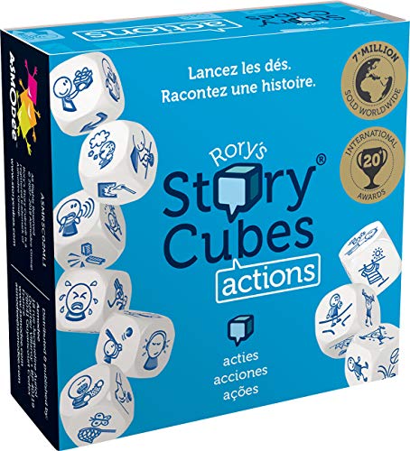 Asmodée Story Cubes: Acciones - Todas las versiones disponibles, Multilenguaje (ASMRSC02ML1) Asmodée Story Cubes: Acciones - Todas las versiones disponibles, Multilenguaje (ASMRSC02ML1)