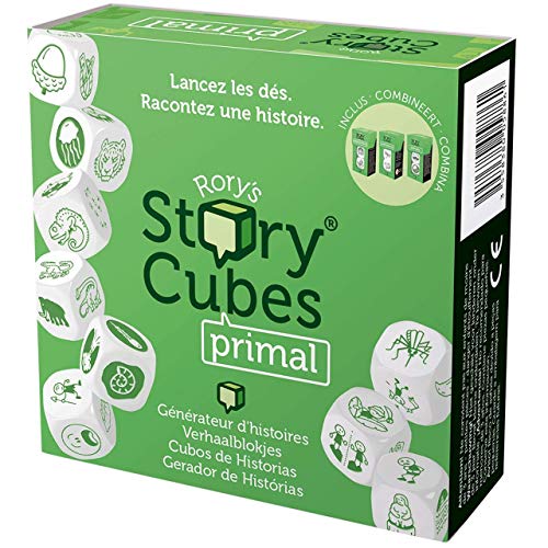 Asmodée Story Cubes: Primal - Juego de dados, Multilenguaje