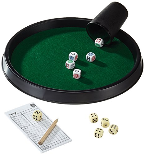 ASS 22574002 - - Tablero de Dados (30 cm, Incluye 10 Dados y Cubo Lanzador) ASS 22574002 - - Tablero de Dados (30 cm, Incluye 10 Dados y Cubo Lanzador)