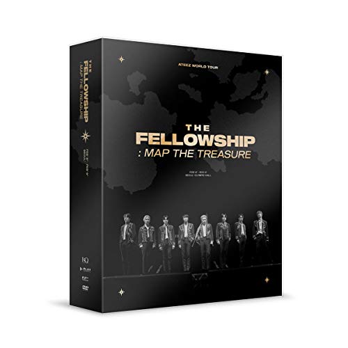 ATEEZ – ATEEZ World Tour The Fellowship: MAP The Treasure Seoul DVD+juego de tarjetas de fotos adicionales