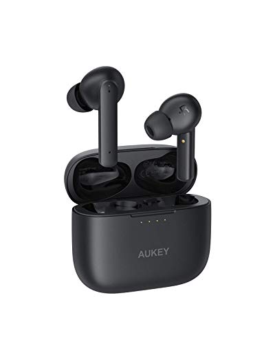 AUKEY Auriculares Bluetooth 5 con Cancelación Activa De Ruido, 4 Micrófonos, 35 Horas y Carga Rápida USB-C, IPX5 Impermeable Auriculares Inalámbricos para iPhone y Android AUKEY Auriculares Bluetooth 5 con Cancelación Activa De Ruido, 4 Micrófonos, 35 Horas y Carga Rápida USB-C, IPX5 Impermeable Auriculares Inalámbricos para iPhone y Android