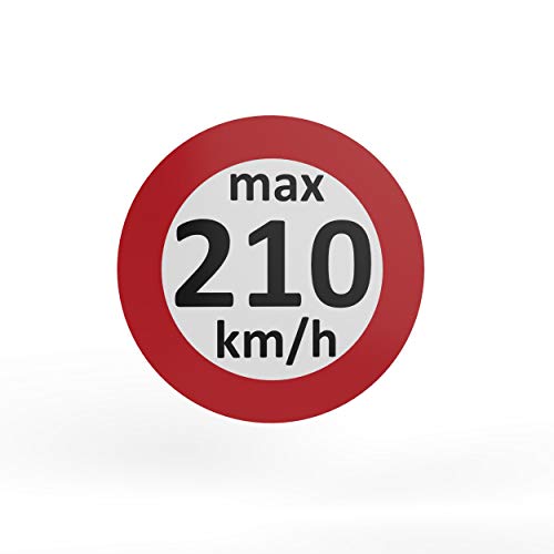 AUPROTEC - Pegatinas de velocidad para neumáticos de invierno (160 – 240 km/h, 25 unidades, 210 km/h) AUPROTEC - Pegatinas de velocidad para neumáticos de invierno (160 – 240 km/h, 25 unidades, 210 km/h)