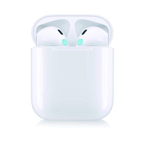 Auriculares Inalámbricos, Auriculares Bluetooth 5.0 con Micrófono, Caja de Carga Portátil con Carga de 24 Horas, IPX5 Impermeables Auriculares Inalambricos para iPhone/Android/Airpods Auriculares Inalámbricos, Auriculares Bluetooth 5.0 con Micrófono, Caja de Carga Portátil con Carga de 24 Horas, IPX5 Impermeables Auriculares Inalambricos para iPhone/Android/Airpods