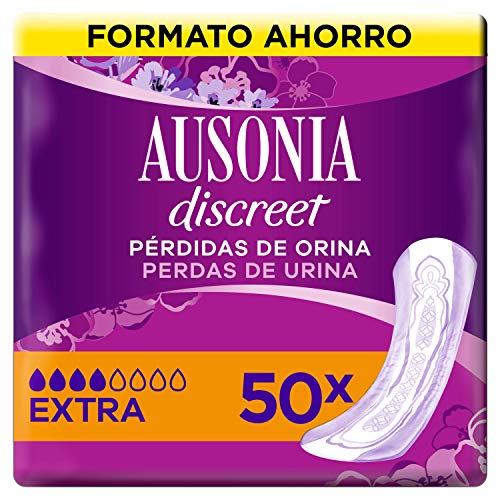 Ausonia Discreet Compresas Para Pérdidas De Orina Plus Extra Para Vejigas Hiperactivas x 50 Ausonia Discreet Compresas Para Pérdidas De Orina Plus Extra Para Vejigas Hiperactivas x 50