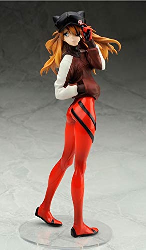 AUUUA Estatua de Anime Anime Soryu Asuka Langley Sportwear Shikinami Alter Red Cap PVC Figura de Acción Colección Modelo Juguetes Muñeca Regalo lelakaya 20cm