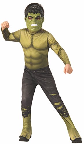 Avengers - Disfraz oficial de Hulk para niño, infantil 8-10 años (Rubie's 641054-L)