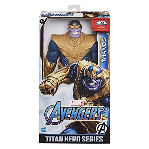 Avengers- Figura Titan Hero Deluxe Thanos (Hasbro E73815L0)