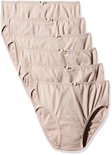 AVET 3267 Braguita algodon Pack x 6, Mujer, Arena, L AVET 3267 Braguita algodon Pack x 6, Mujer, Arena, L