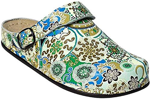 AWC – Zuecos de trabajo verdes, Reino Unido, color Verde, talla 40 EU AWC – Zuecos de trabajo verdes, Reino Unido, color Verde, talla 40 EU