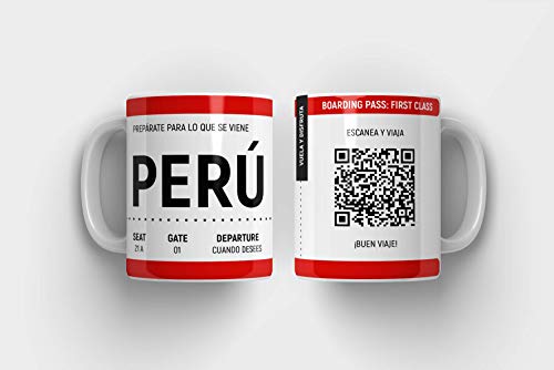 aysd Peru Taza Viaje Virtual,Novios Viaje Regalo Luna de Miel Amigo Invisible,cumpleaños Sorpresa