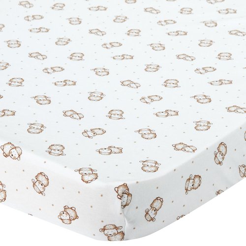 Babies R Us Knit Bassinet Sheet - Lamb by Babies R Us Babies R Us Knit Bassinet Sheet - Lamb by Babies R Us