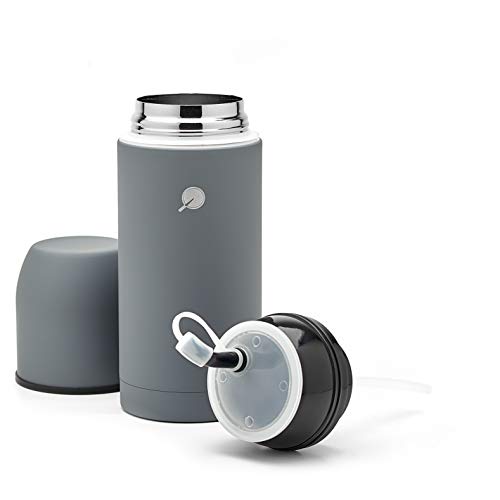 BALIBETOV - Automate de acero inoxidable - Termo, Mate y Bombilla, todo en uno - No hay necesidad de rellenar cada vez que quiera tomar (Termo Gris) BALIBETOV - Automate de acero inoxidable - Termo, Mate y Bombilla, todo en uno - No hay necesidad de rellenar cada vez que quiera tomar (Termo Gris)