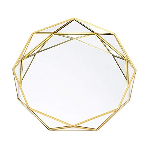 Bandeja de Almacenamiento de Joyas Cosméticas,Bandeja Decorativa de Metal Bandeja Organizador de Perfume de Joyería,Placa de Postre de Pastel Occidental,Cosmético Nórdico de Estilo Simple Bandeja de Almacenamiento de Joyas Cosméticas,Bandeja Decorativa de Metal Bandeja Organizador de Perfume de Joyería,Placa de Postre de Pastel Occidental,Cosmético Nórdico de Estilo Simple