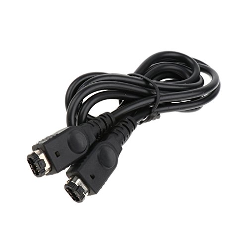 Baoblaze 2 Jugadores Link Cable Connect Cord (Negro) - para Gameboy Advance Y GBA SP