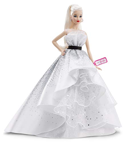 Barbie - Collector Muñeca Rubia Celebración del 60 Aniversario (Mattel FXD88)