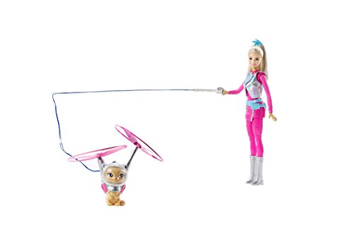 Barbie - Muñeca Fashion, Mascota voladora Aventura en el Espacio (Mattel DWD24)