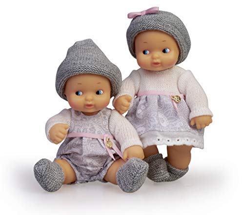 Barriguitas- Bebés Gemelos, muñeca Twins niño y niña (Famosa 700015789)