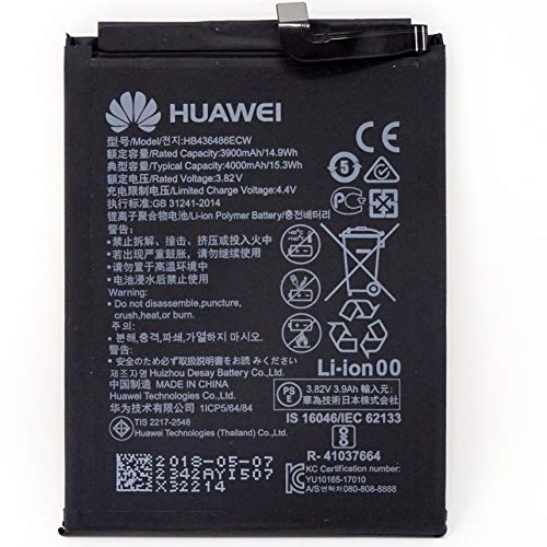 Batería original Huawei HB436486ECW 4000 mAh 15,3 Wh P20 Pro Mate 10 y Pro Bulk