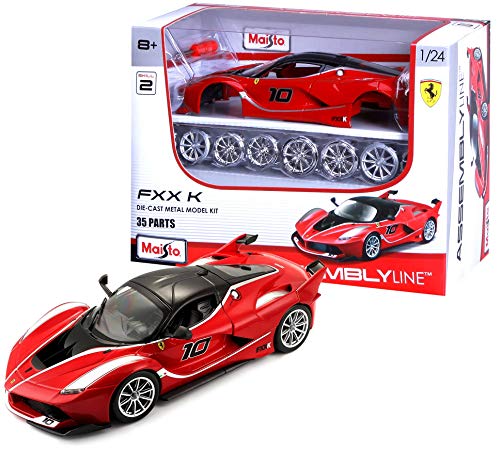 Bburago-Ferrari FXX K en Color Rojo en Escala 1/24 (Maisto 39132)
