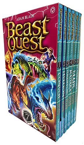Beast Quest Pack: Series 7, 6 books, RRP Â£29.94 (37 Convol, 38 Hellion, 39 Krestor, 40 Madara, 41 Ellik, 42 Carnivora).