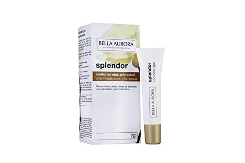 Bella Aurora Splendor Crema Contorno de Ojos Anti-Arrugas Tratamiento Anti-Edad para Mujer Día y Noche, 15 ml (4094602)