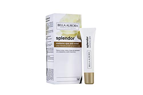 Bella Aurora Splendor Crema Contorno de Ojos Anti-Arrugas Tratamiento Anti-Edad para Mujer Día y Noche, 15 ml (4094602) Bella Aurora Splendor Crema Contorno de Ojos Anti-Arrugas Tratamiento Anti-Edad para Mujer Día y Noche, 15 ml (4094602)