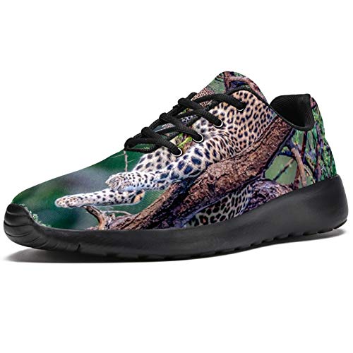 Bennigiry Leopardo Animal Jungle Ramas Athletic Trainers Zapatillas Ligeras Calzado Deportivo para Mujer Bennigiry Leopardo Animal Jungle Ramas Athletic Trainers Zapatillas Ligeras Calzado Deportivo para Mujer
