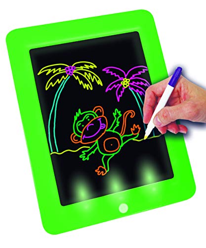 BEST DIRECT Fantastic Pad XL Visto en TV Pizarra Mágica Grande con Luces Led y Cartones de Dibujo para Dibujar y Pintar Regalo para Niños No Ensucia Estimula la Creatividad